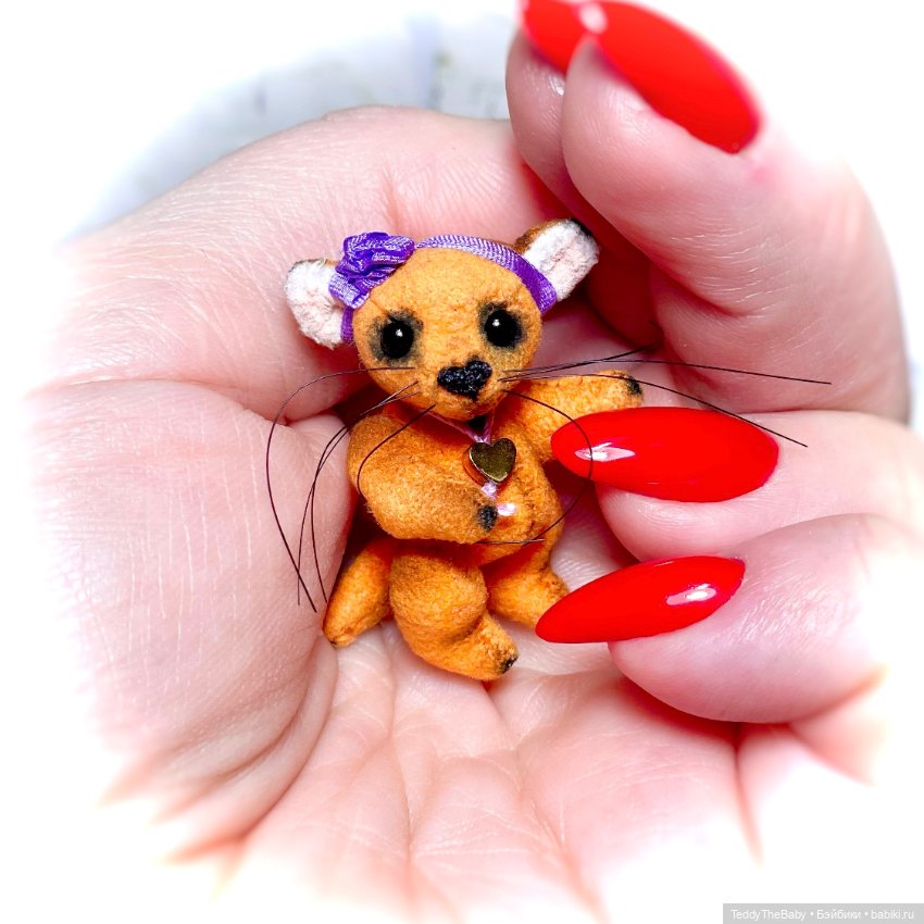 Фифи 🦊🐾3,5 см — Авторские мишки Тедди и друзья: фото