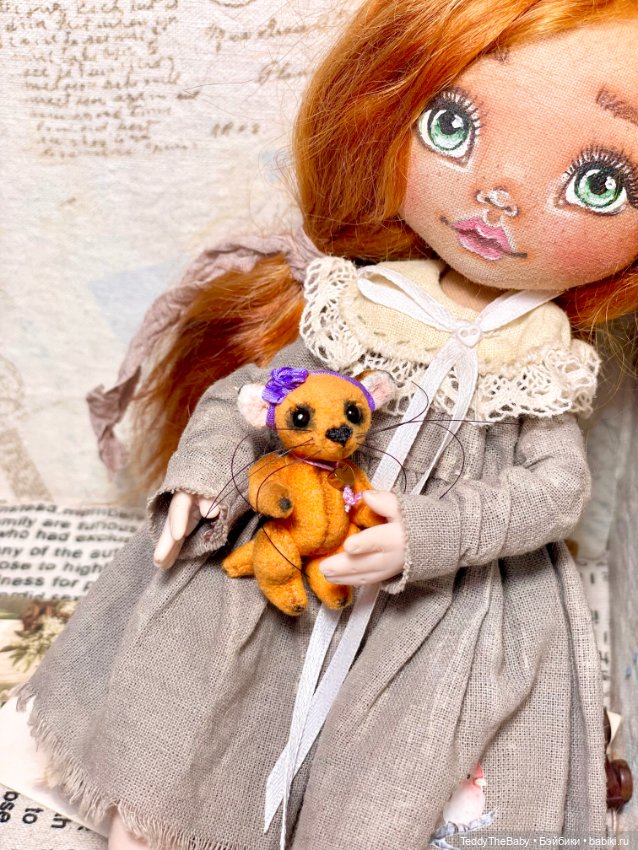 Фифи 🦊🐾3,5 см — Авторские мишки Тедди и друзья: фото