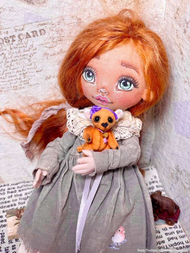 Фифи 🦊🐾3,5 см — Авторские мишки Тедди и друзья: фото