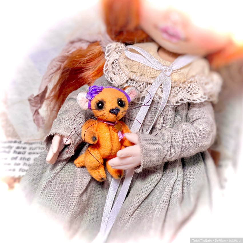 Фифи 🦊🐾3,5 см — Авторские мишки Тедди и друзья: фото (фото 2)