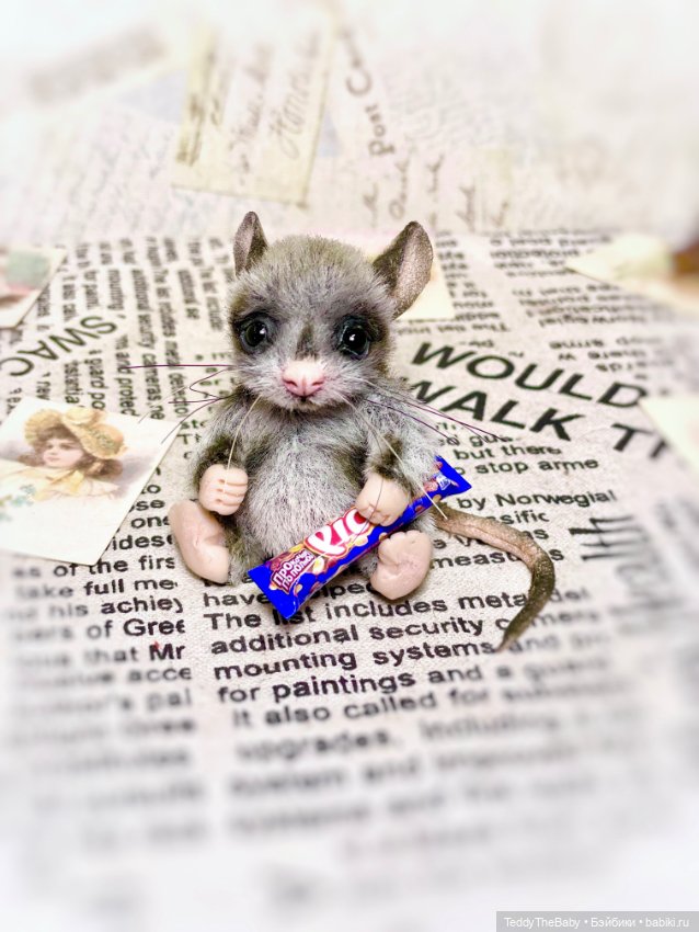 Пик 🐭 — Авторские мишки Тедди и друзья: фото (фото 2)