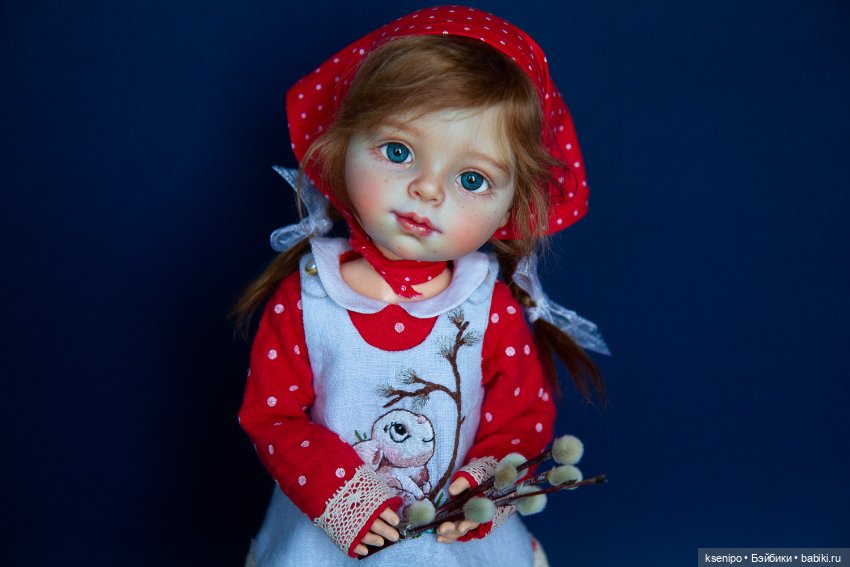 Вербочка 🌿 ООАК куколки Паола Рейна Paola Reina (фото 2)