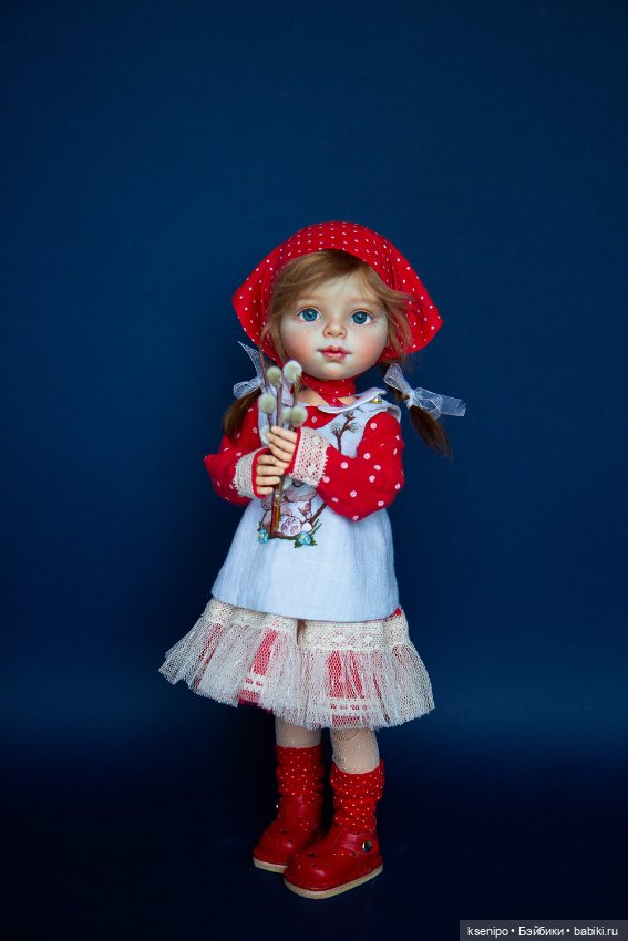 Вербочка 🌿 ООАК куколки Паола Рейна Paola Reina (фото 6)