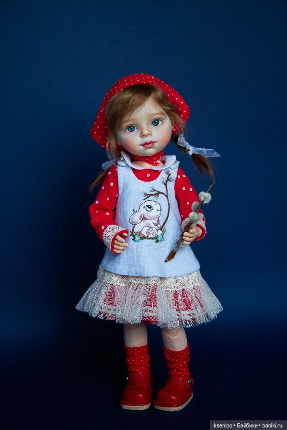 Вербочка 🌿 ООАК куколки Паола Рейна Paola Reina (фото 10)