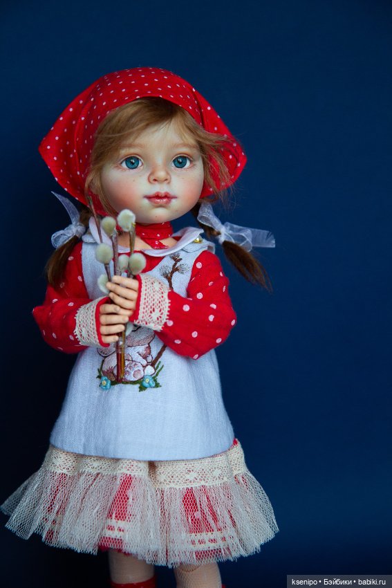 Вербочка 🌿 ООАК куколки Паола Рейна Paola Reina (фото 5)