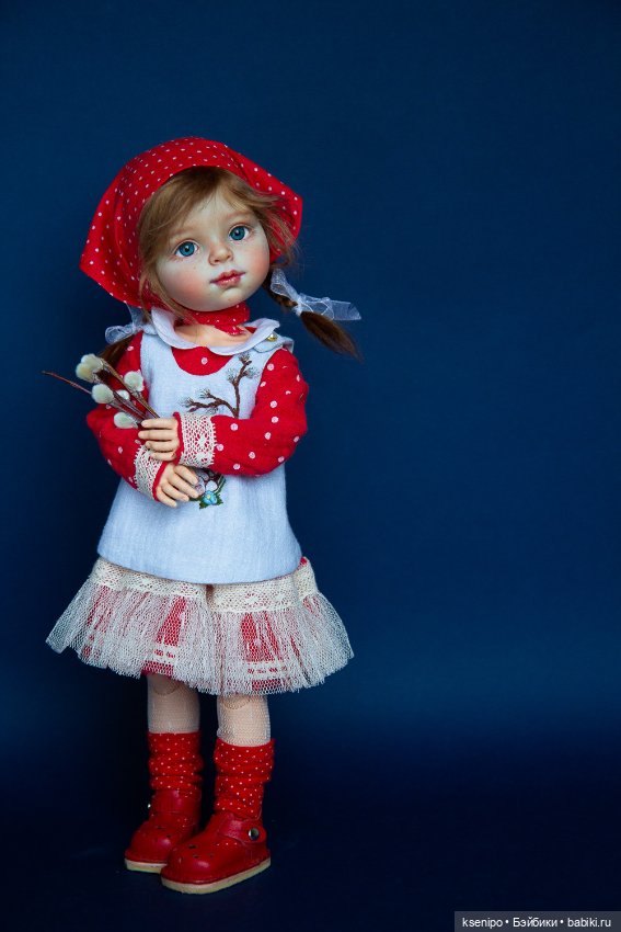 Вербочка 🌿 ООАК куколки Паола Рейна Paola Reina (фото 4)