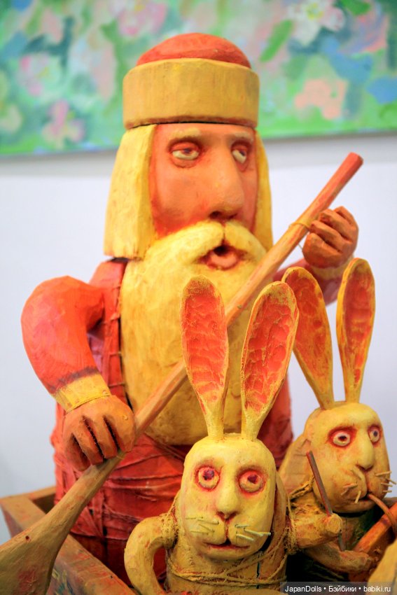 "Дед Мазай" на выставке " Куклы с характером. Перезагрузка"