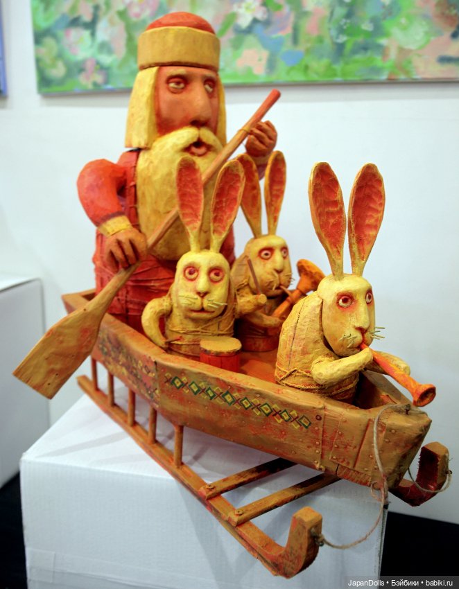 "Дед Мазай" на выставке " Куклы с характером. Перезагрузка"