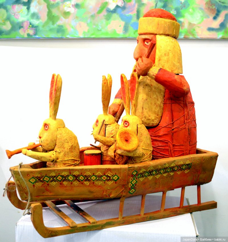 "Дед Мазай" на выставке " Куклы с характером. Перезагрузка" (фото 10)