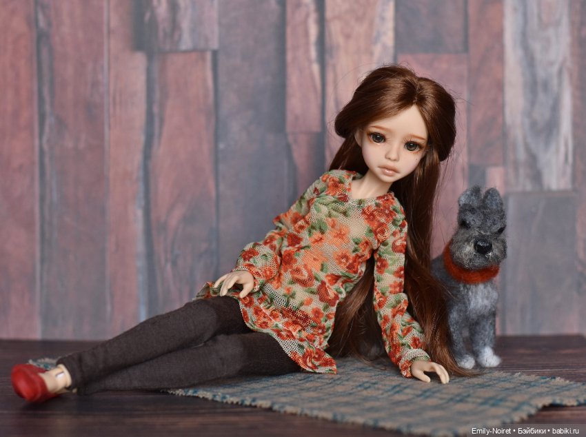 Софочка и пёсик — Куклы Milim Studio (Милим): российские БЖД (фото 7)