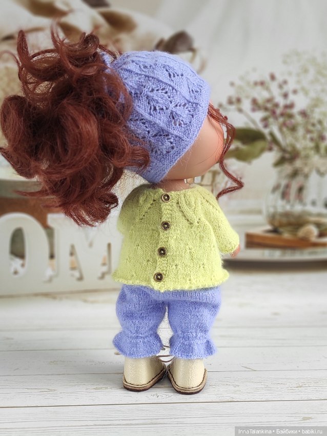 Кофточка с круглой кокеткой для Mia Nines (фото 3)