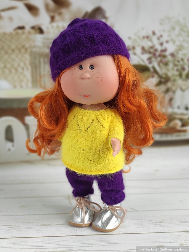 Кофточка с круглой кокеткой для Mia Nines