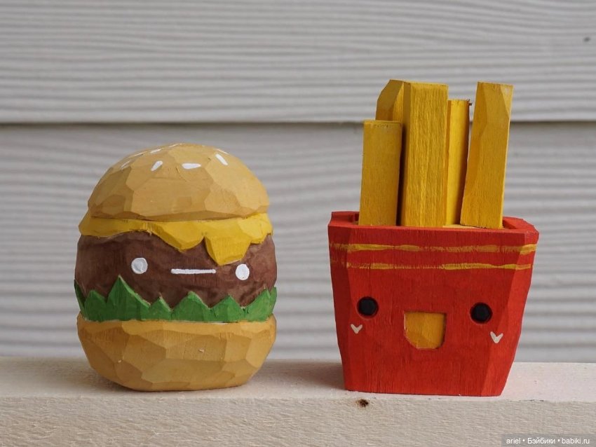 Очаровательные деревянные фигурки от Парна Анивата (Parn Aniwat