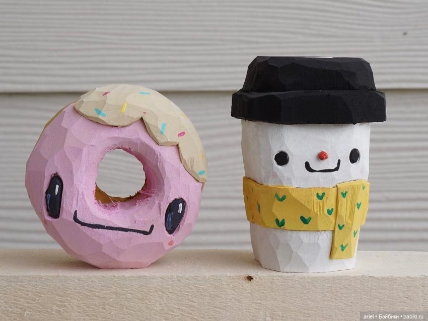 Очаровательные деревянные фигурки от Парна Анивата (Parn Aniwat (фото 4)