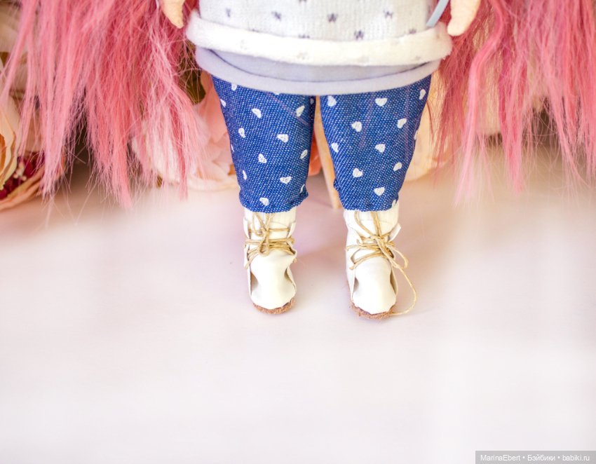 Текстильная куколка Энджи (фото 3)