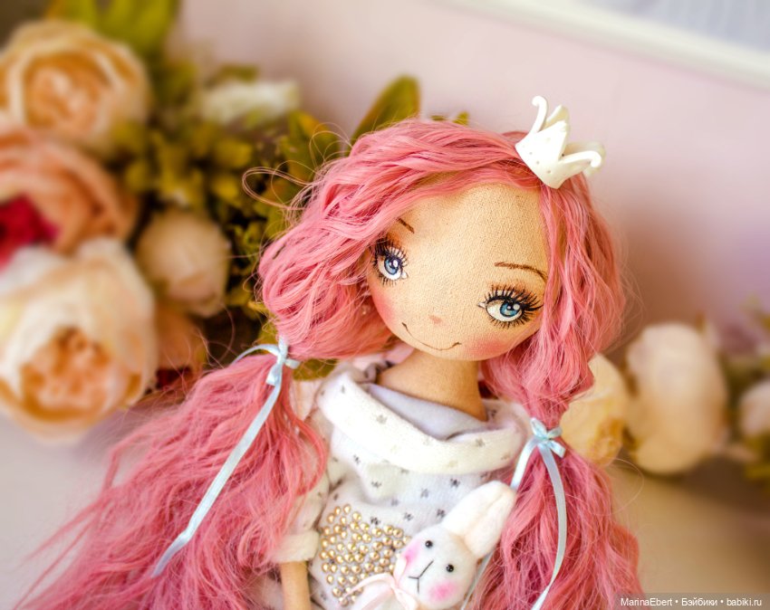 Текстильная куколка Энджи (фото 7)