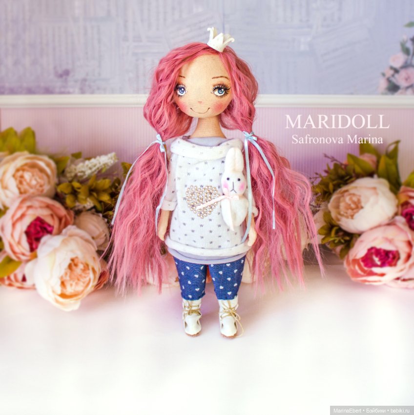 Текстильная куколка Энджи (фото 5)