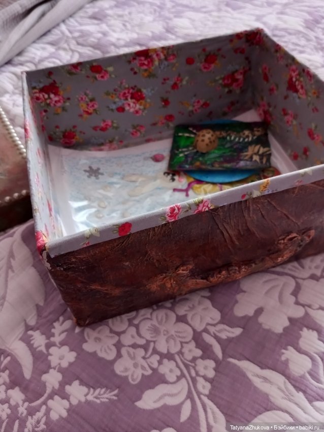 Старая картонная коробка — Наши хобби и творчество: вышивка (фото 9)