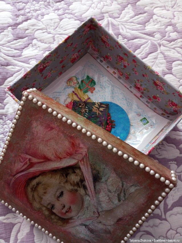 Старая картонная коробка — Наши хобби и творчество: вышивка (фото 7)
