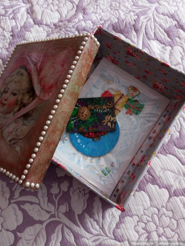 Старая картонная коробка — Наши хобби и творчество: вышивка (фото 8)