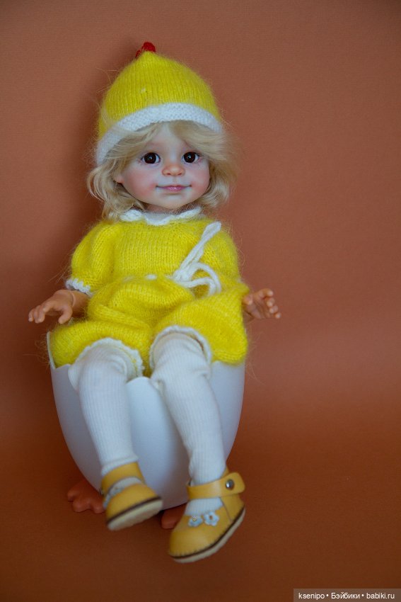 Цыплёнок🐣 ООАК куколки Паола Рейна Paola Reina (фото 4)