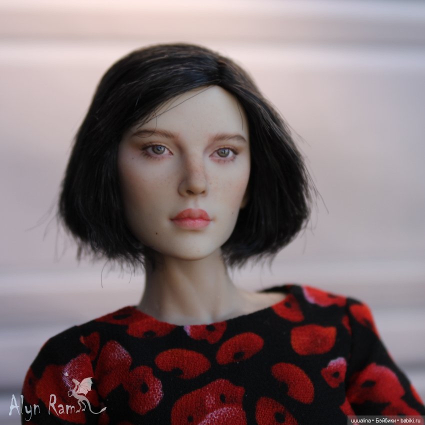 ООАК моего авторства экшен голова Ymt017 1/6 (фото 6)