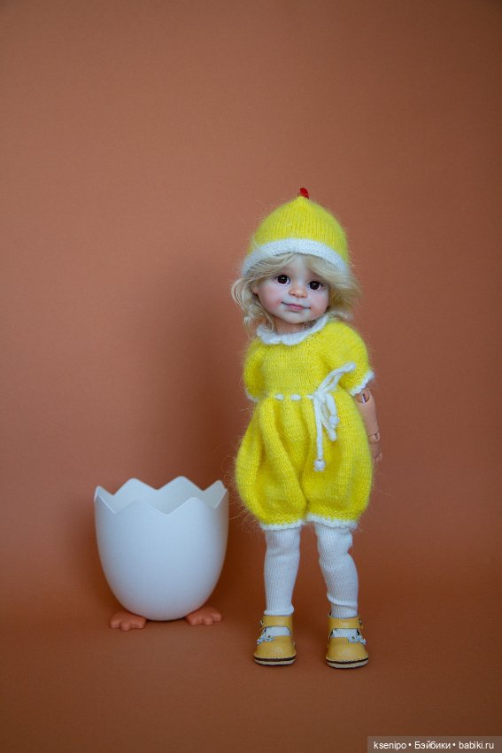 Цыплёнок🐣 ООАК куколки Паола Рейна Paola Reina (фото 7)