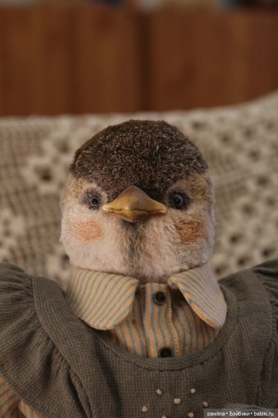 Воробьиха — Текстильные игрушки и примитивы: кофейные (фото 3)