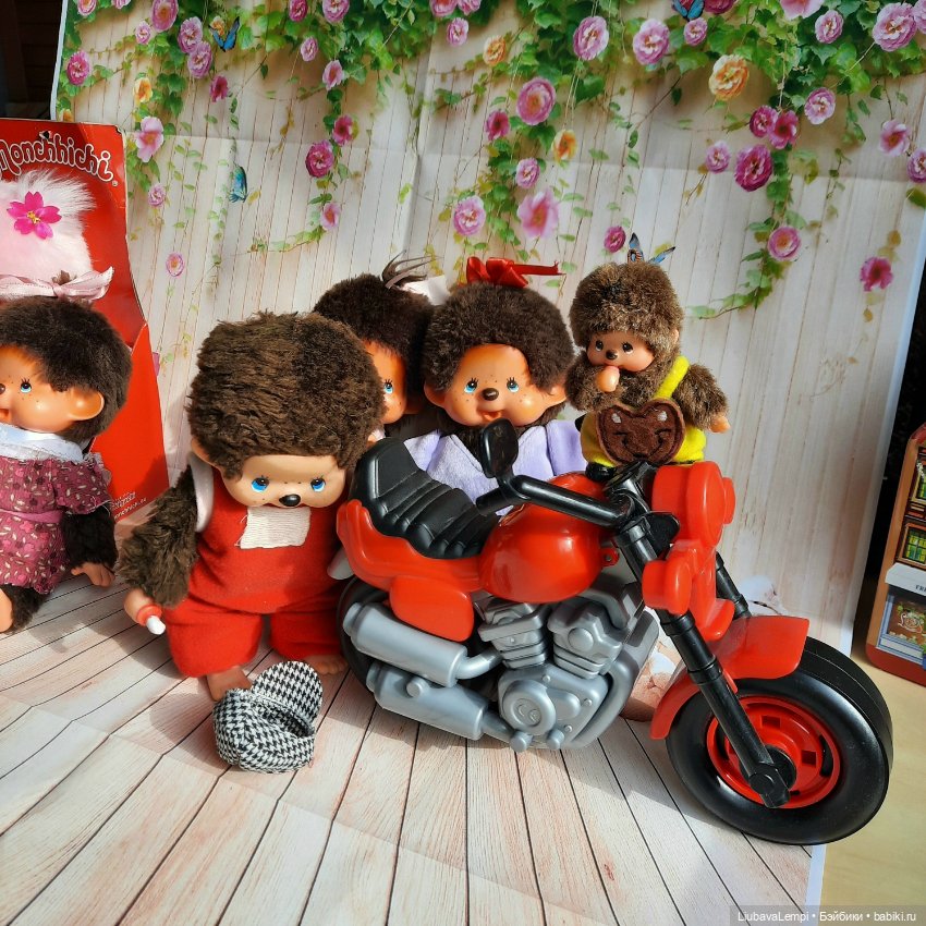 Мы тоже хотим играть.Или выходной день с Монччичи