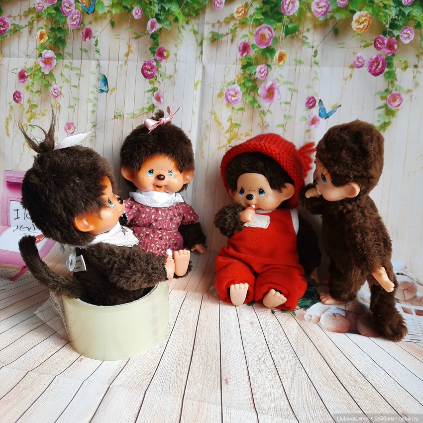 Мы тоже хотим играть.Или выходной день с Монччичи