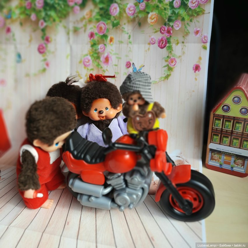 Мы тоже хотим играть.Или выходной день с Монччичи