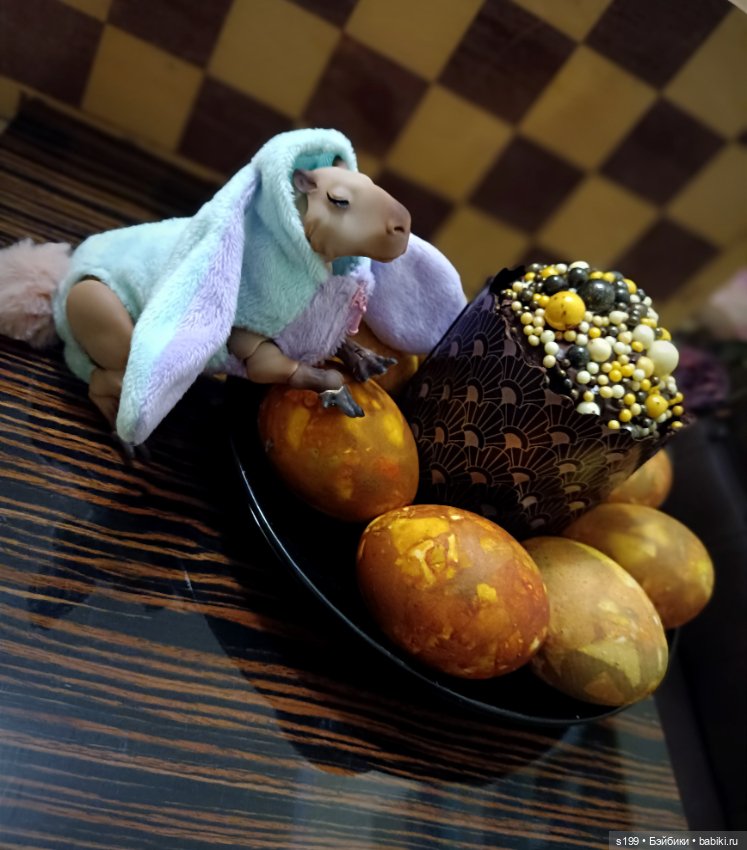 Готовимся 🥚🧁🧡 — Домашние фото авторских кукол: личные коллекции (фото 4)