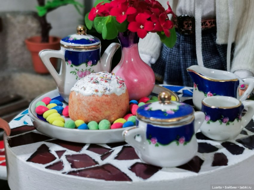 Пасхальное чаепитие — Аналоги Барби и куклы 1/6: клоны 90