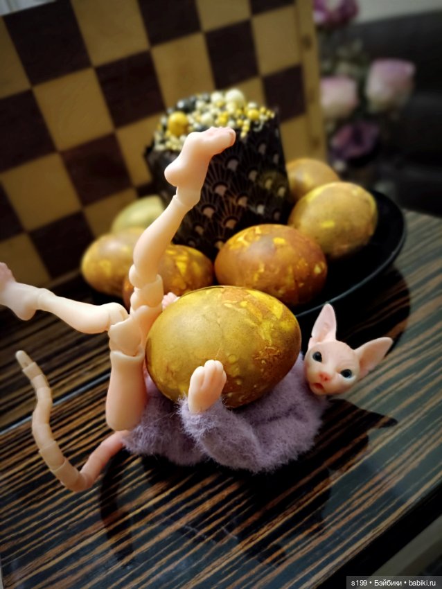Готовимся 🥚🧁🧡 — Домашние фото авторских кукол: личные коллекции