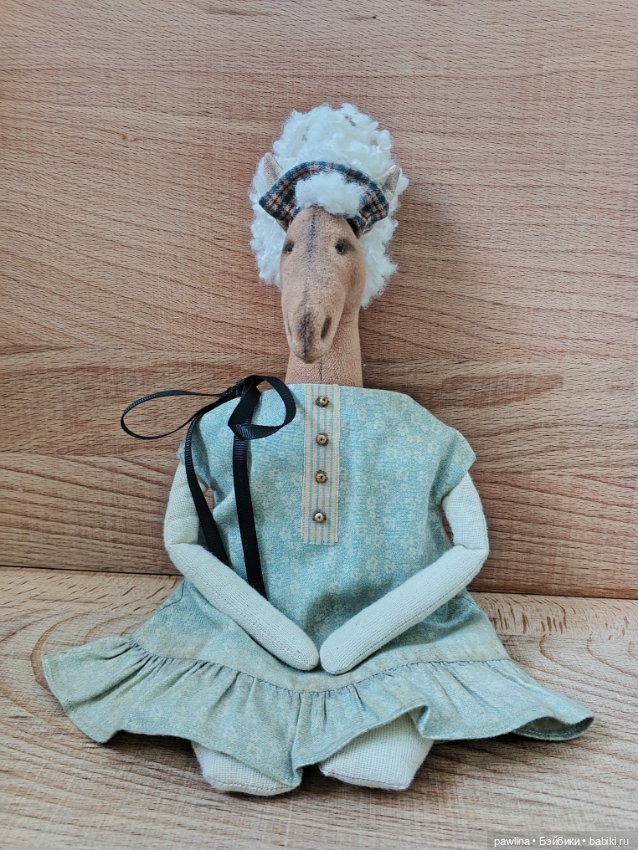 Лошадка — Текстильные игрушки и примитивы: кофейные (фото 3)