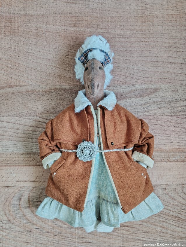 Лошадка — Текстильные игрушки и примитивы: кофейные (фото 2)