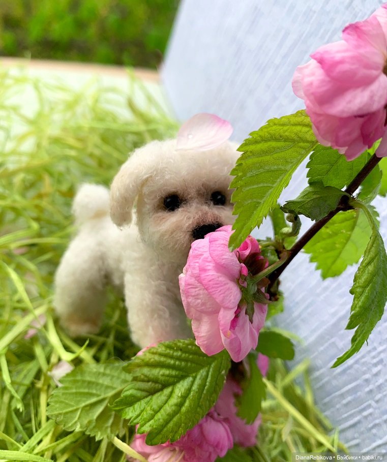 Мотичка и цветочки — Авторские мишки Тедди и друзья: фото