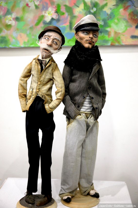 "Остап Бендер и Киса Воробьянинов" на выставке "Куклы с характером. Перезагрузка"