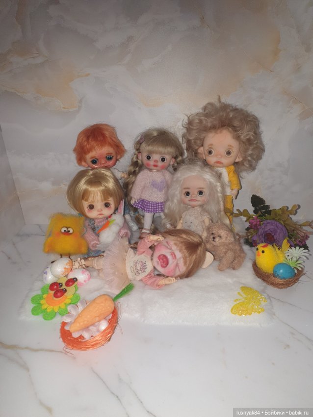 Со светлой Пасхой — Куклы и тела Obitsu 11 (Ob11): гибриды (фото 8)
