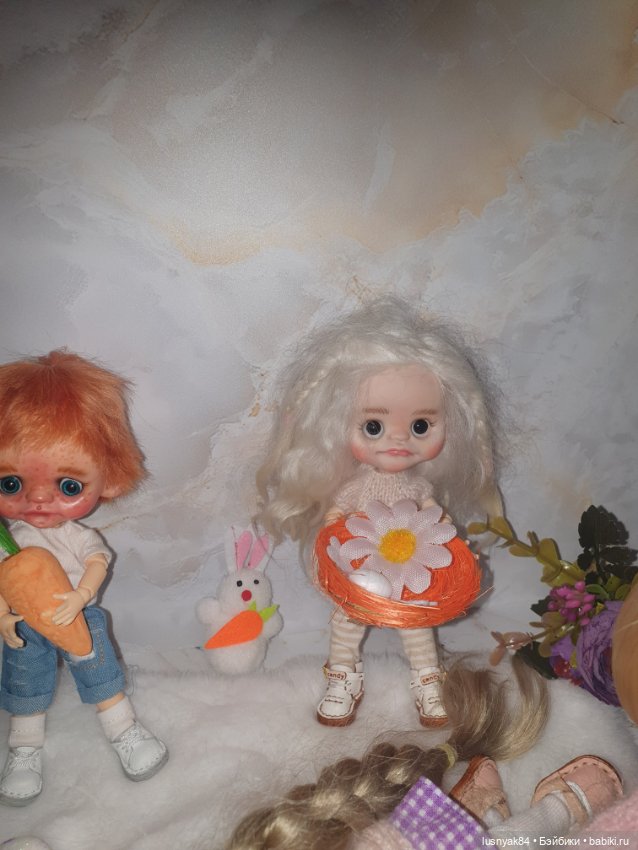Со светлой Пасхой — Куклы и тела Obitsu 11 (Ob11): гибриды (фото 6)