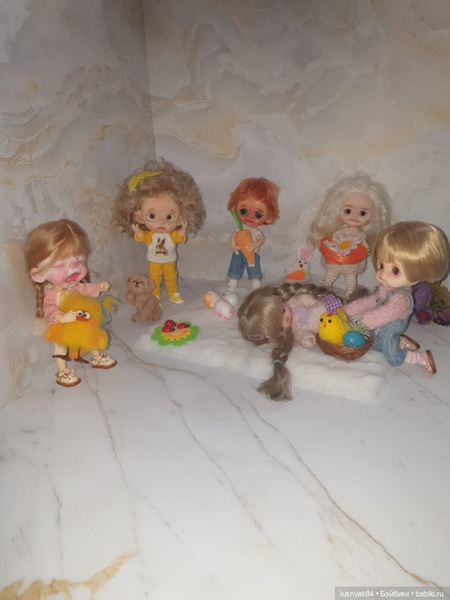 Со светлой Пасхой — Куклы и тела Obitsu 11 (Ob11): гибриды