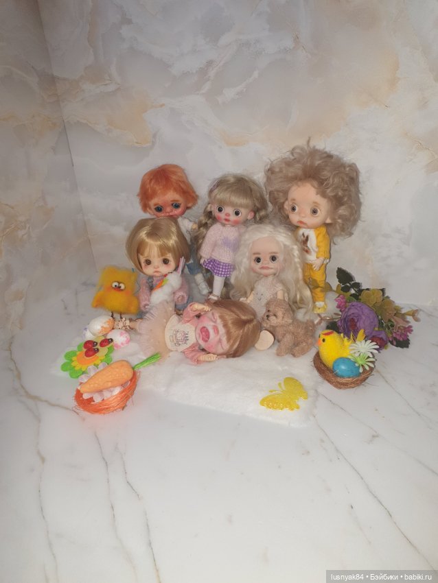 Со светлой Пасхой — Куклы и тела Obitsu 11 (Ob11): гибриды (фото 9)