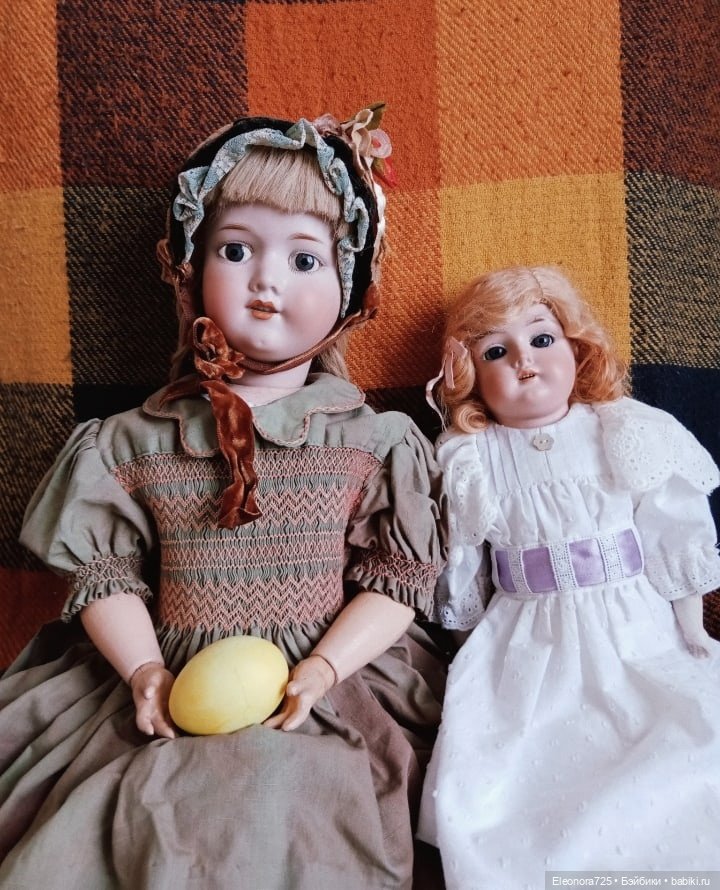 С Пасхой — Антикварные куклы Armand Marseille (AM): молд 390 (фото 3)