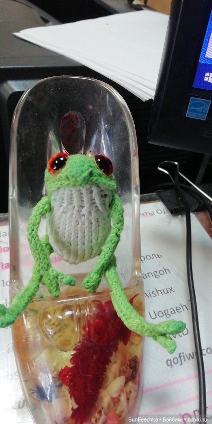 Карманный друг лягушонок (✿◠‿◠) (фото 5)