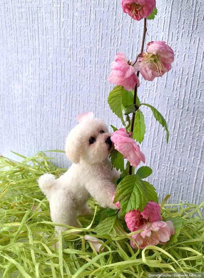 Мотичка и цветочки — Авторские мишки Тедди и друзья: фото (фото 2)