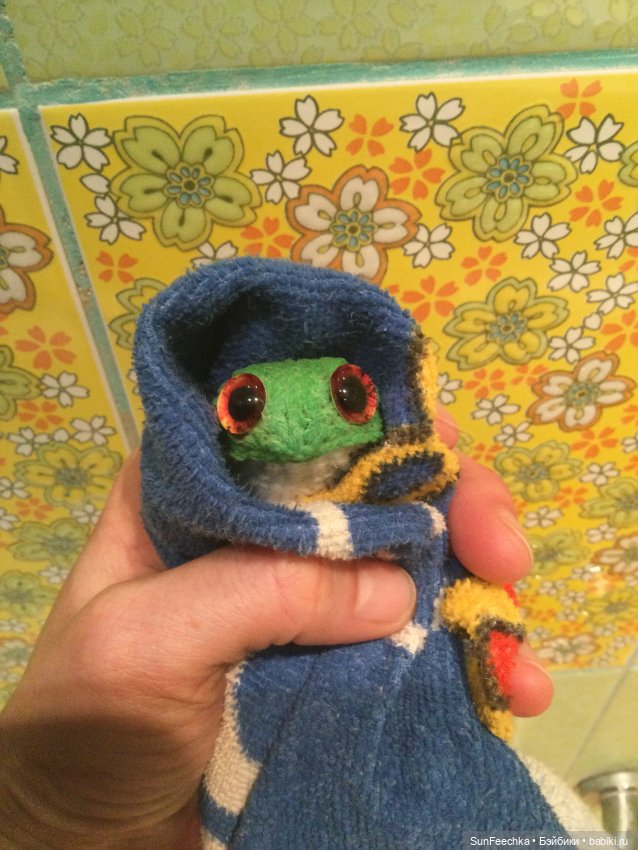 Карманный друг лягушонок (✿◠‿◠) (фото 4)