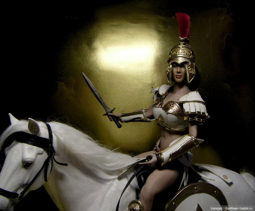 Куклы в доспехах верхом на конях (фото 4)