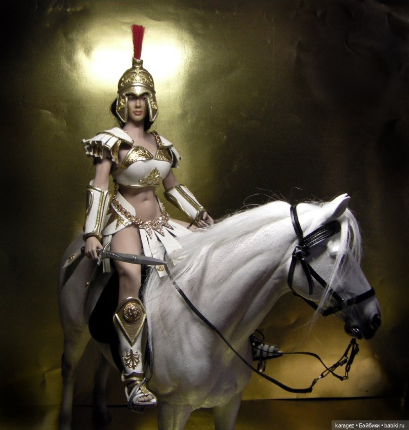 Куклы в доспехах верхом на конях (фото 7)