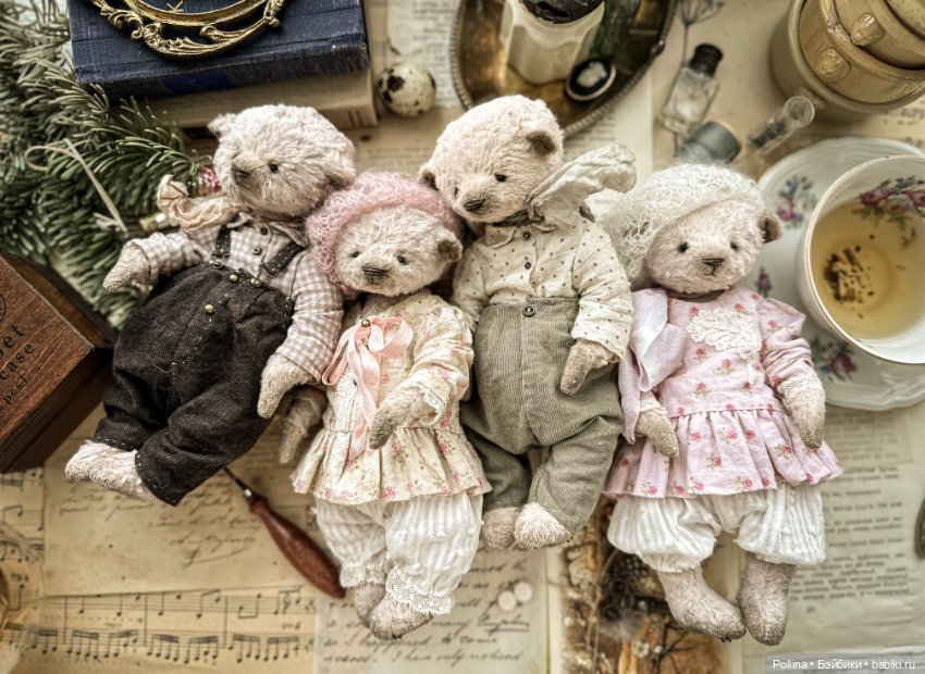 Мои мишки Teddy — Авторские мишки Тедди и друзья: фото