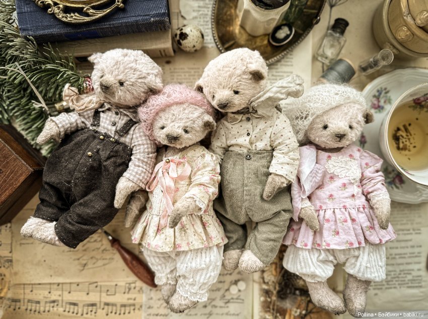 Мои мишки Teddy — Авторские мишки Тедди и друзья: фото